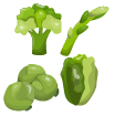 verduras verde-escuras, como espinafre